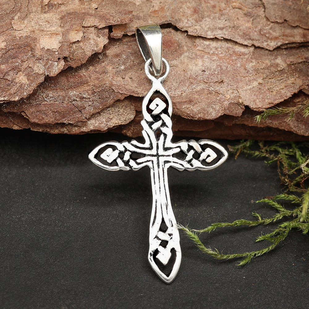 Keltenkreuz Anhänger Silber Schmuck Kettenanhänger Sterlingsilber
