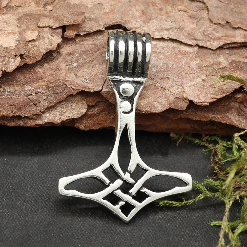 Thors Hammer Kettenanhänger Silber Schmuck 925
