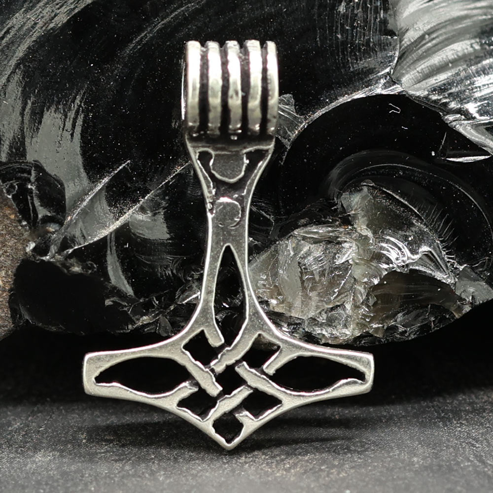 Wikinger Kettenanhänger 925er Silber Thorshammer
