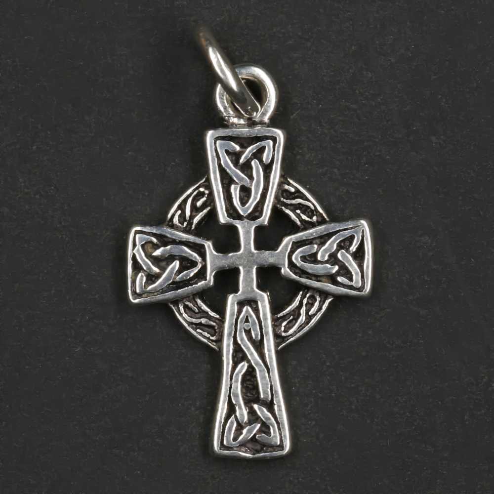 Keltenkreuz Silber Anhänger edel 925 Stterlingsilber