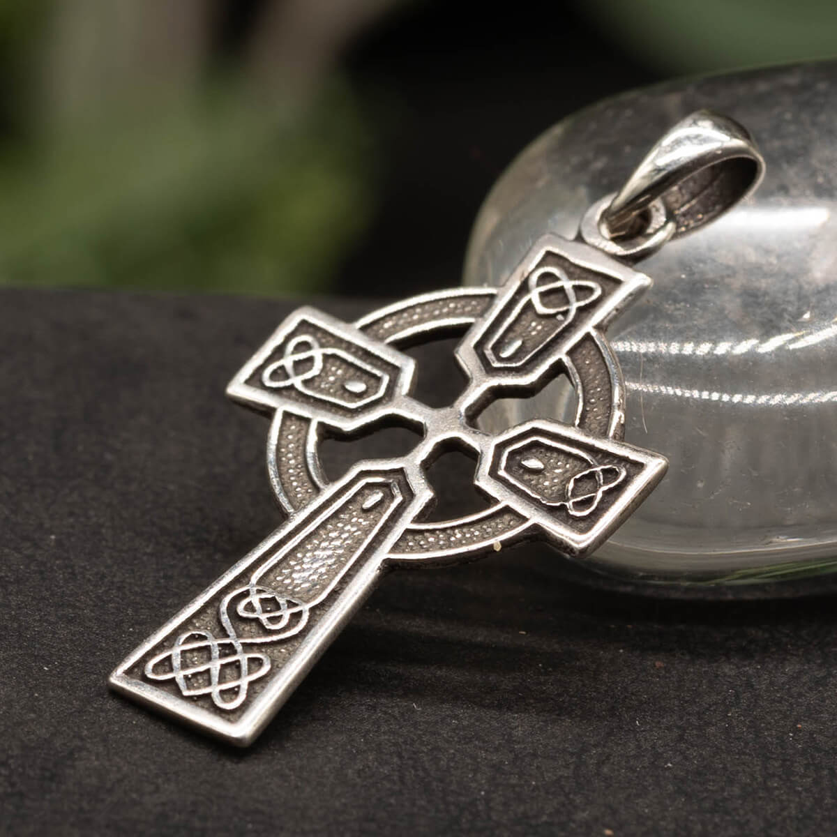 Keltenkreuz Silberschmuck Anhänger für Halskette