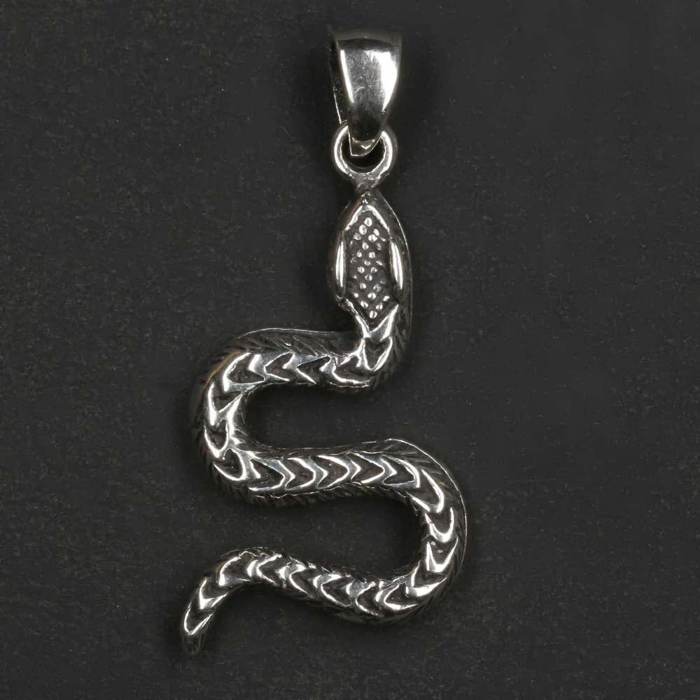Schlange Silber Anhänger edel 925 Stterlingsilber