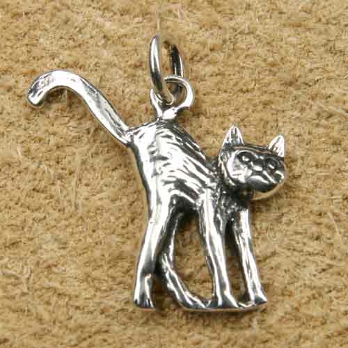 Katze Silber Anhänger Schmuck