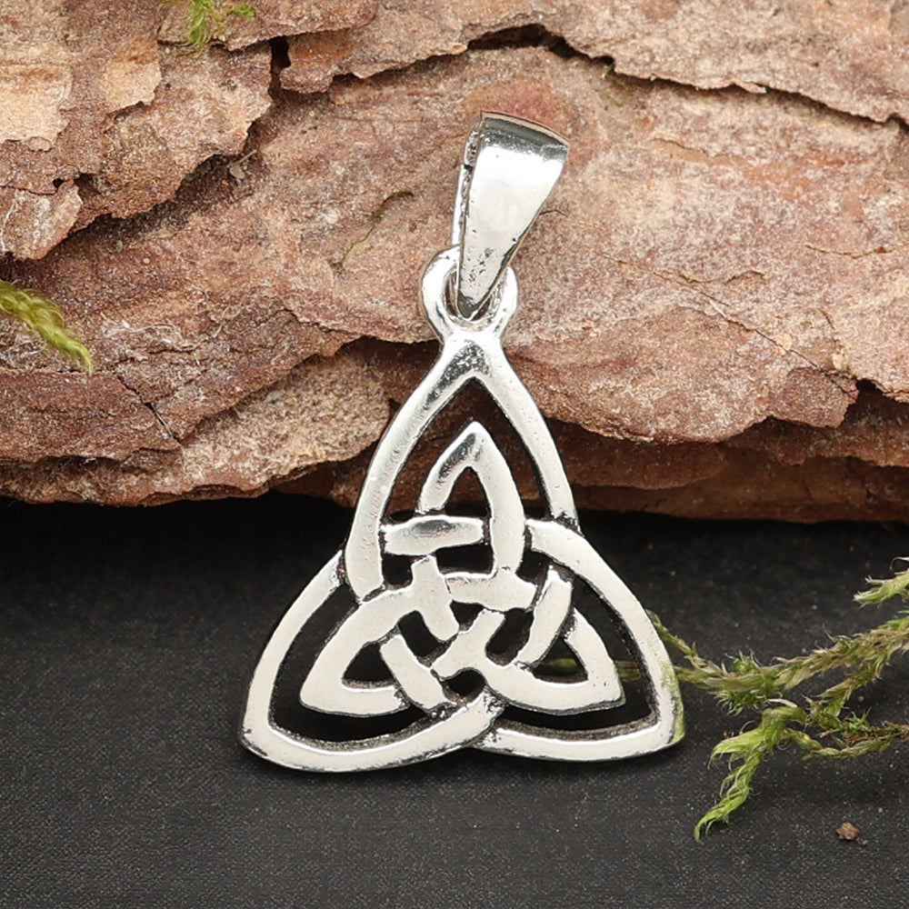 Keltisches Dreieck 925 Silber Anhänger Kettenanhänger Schmuck