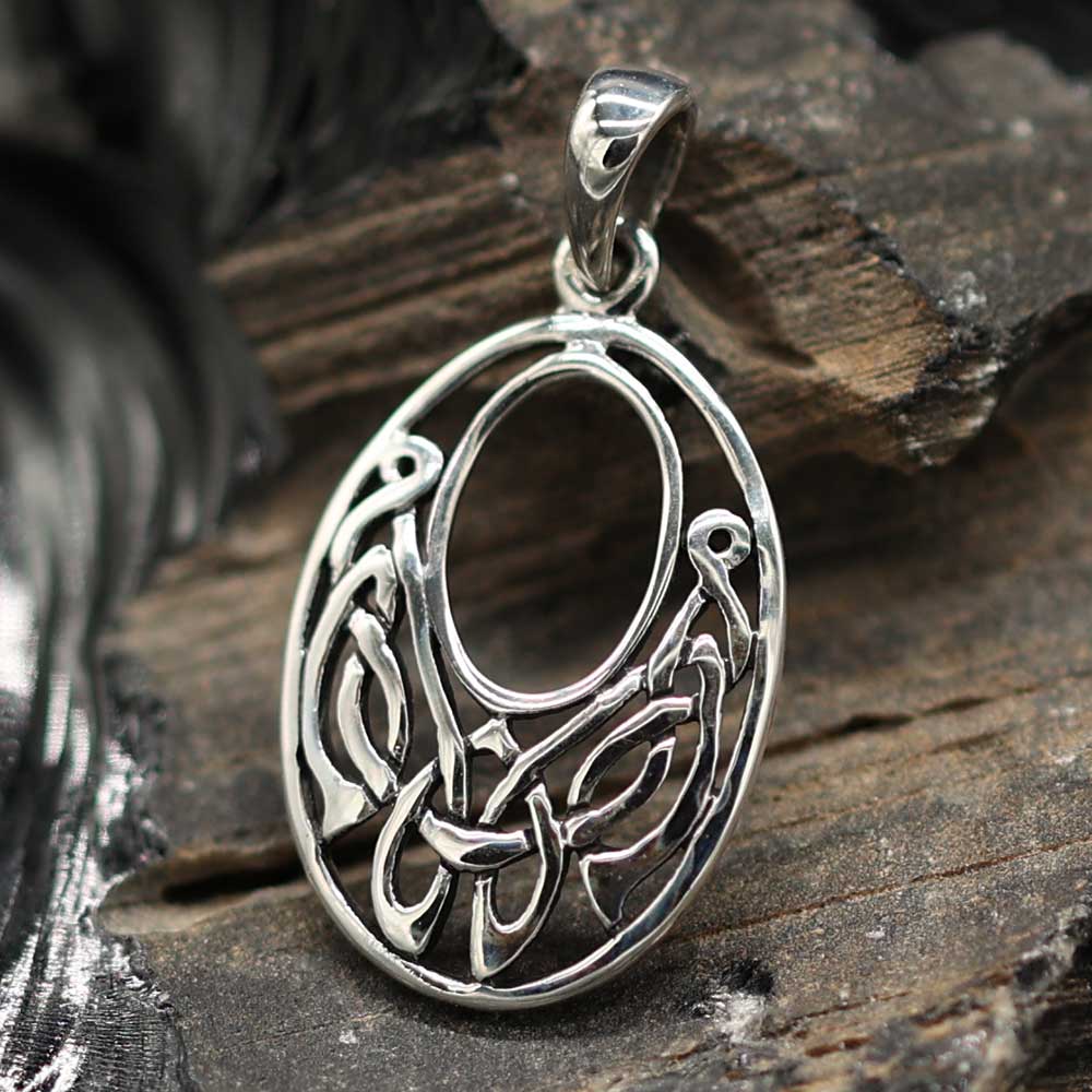 Kelten Anhänger 925 Silber fein gearbeitet Sterlingsilber