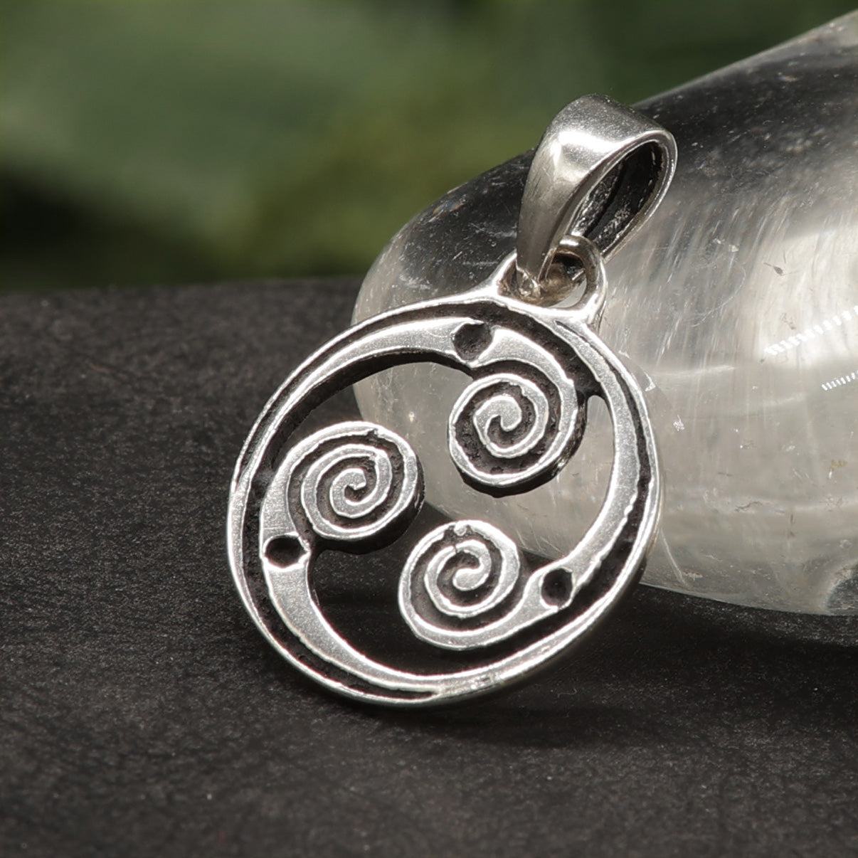 Spirale Silber Anhänger 925 Sterlingsilber Damen Schmuck