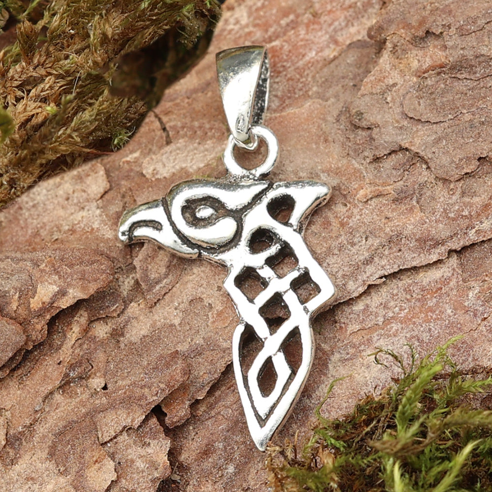 Odins Rabe Silber Anhänger Kettenanhänger 925 Schmuck