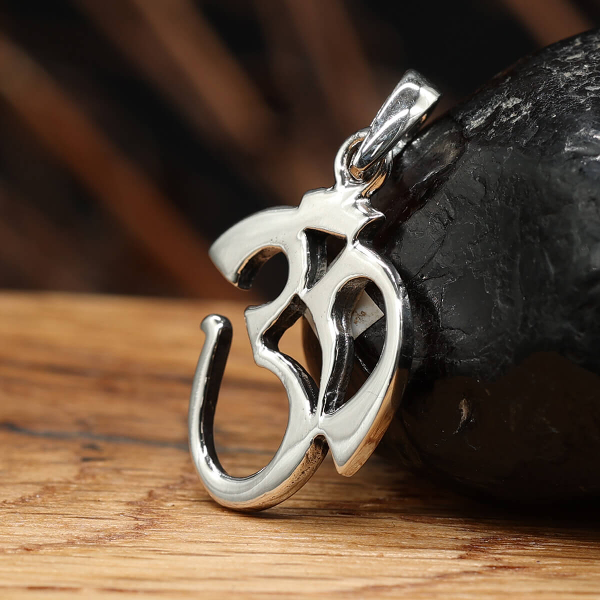 Om Jewelry Pendant Meditation 925 Silver Necklace Pendant