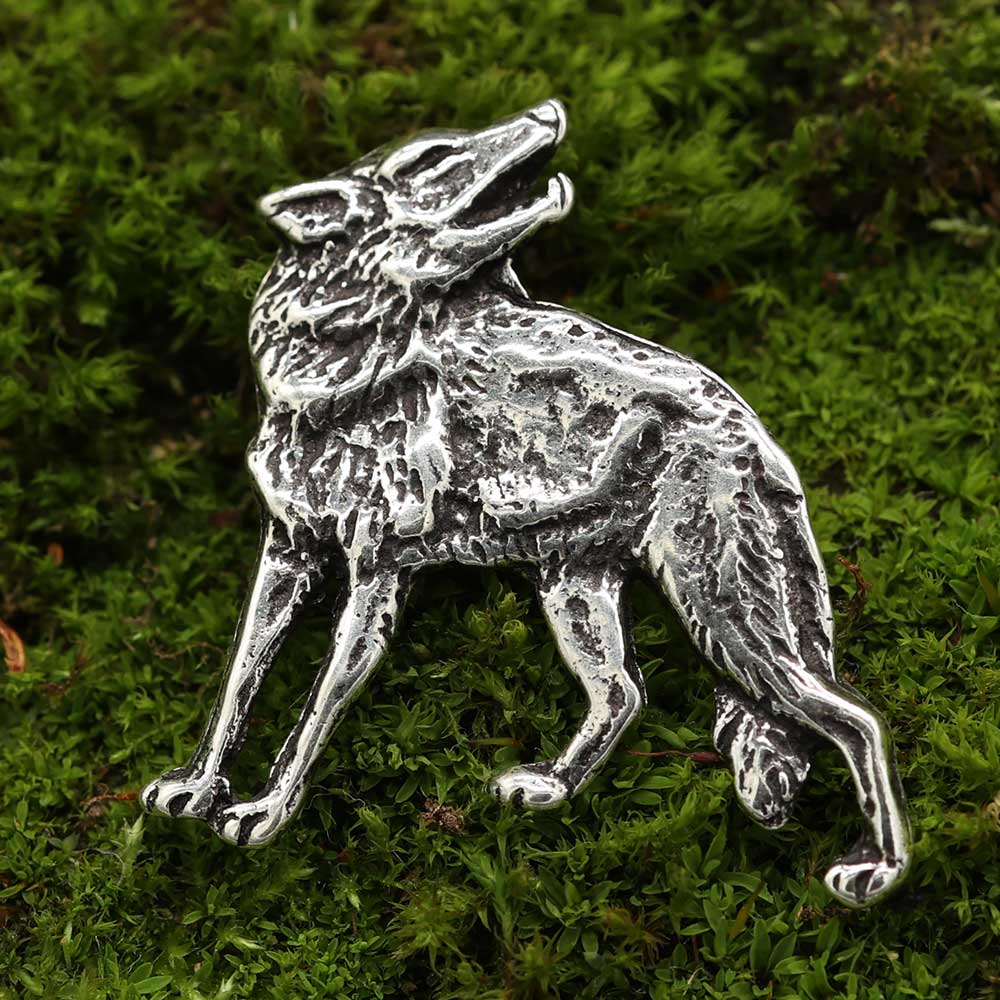 Wolf Anhänger Silber 925 Schmuck Sterlingsilber Damen Kettenanhänger