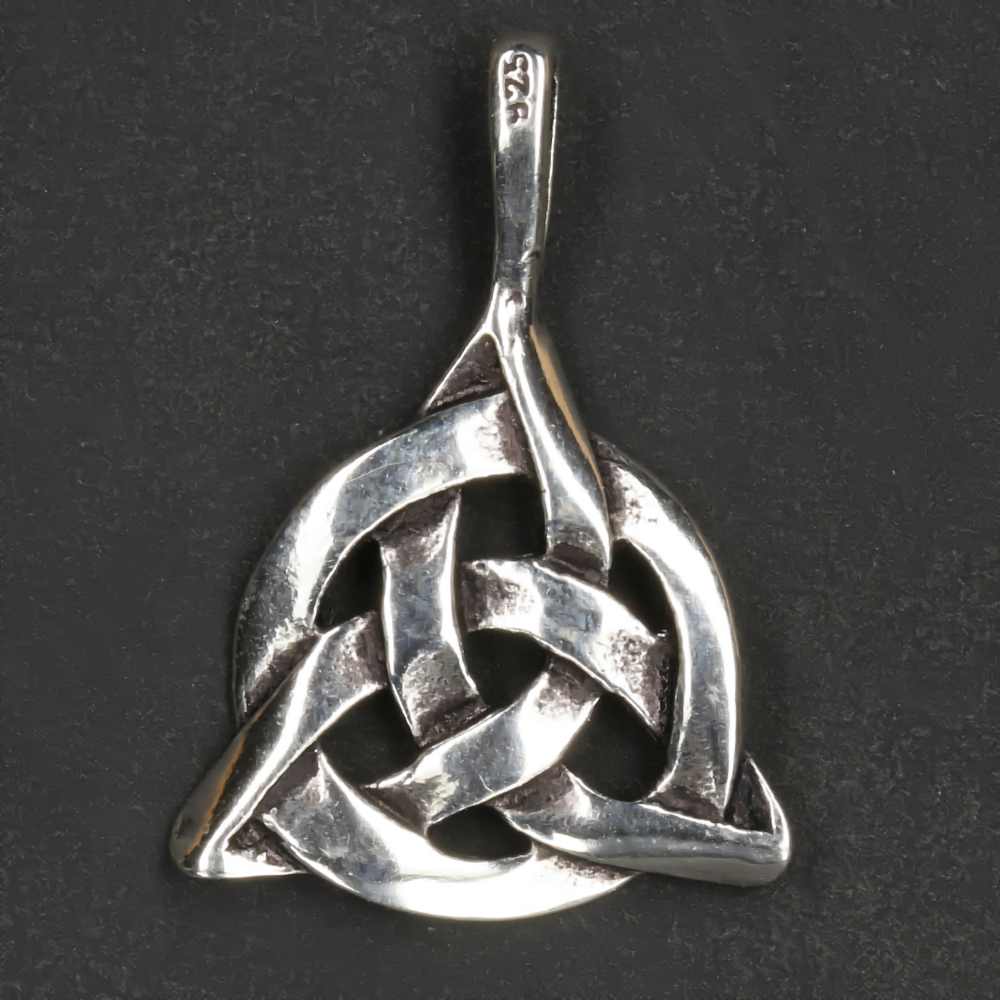 Keltenknoten Kettenanhänger 925 Silber feiner Schmuck für eine Silberkette