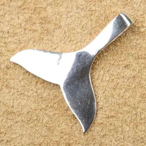 Walfluke Schmuck Silber Anhänger Kette