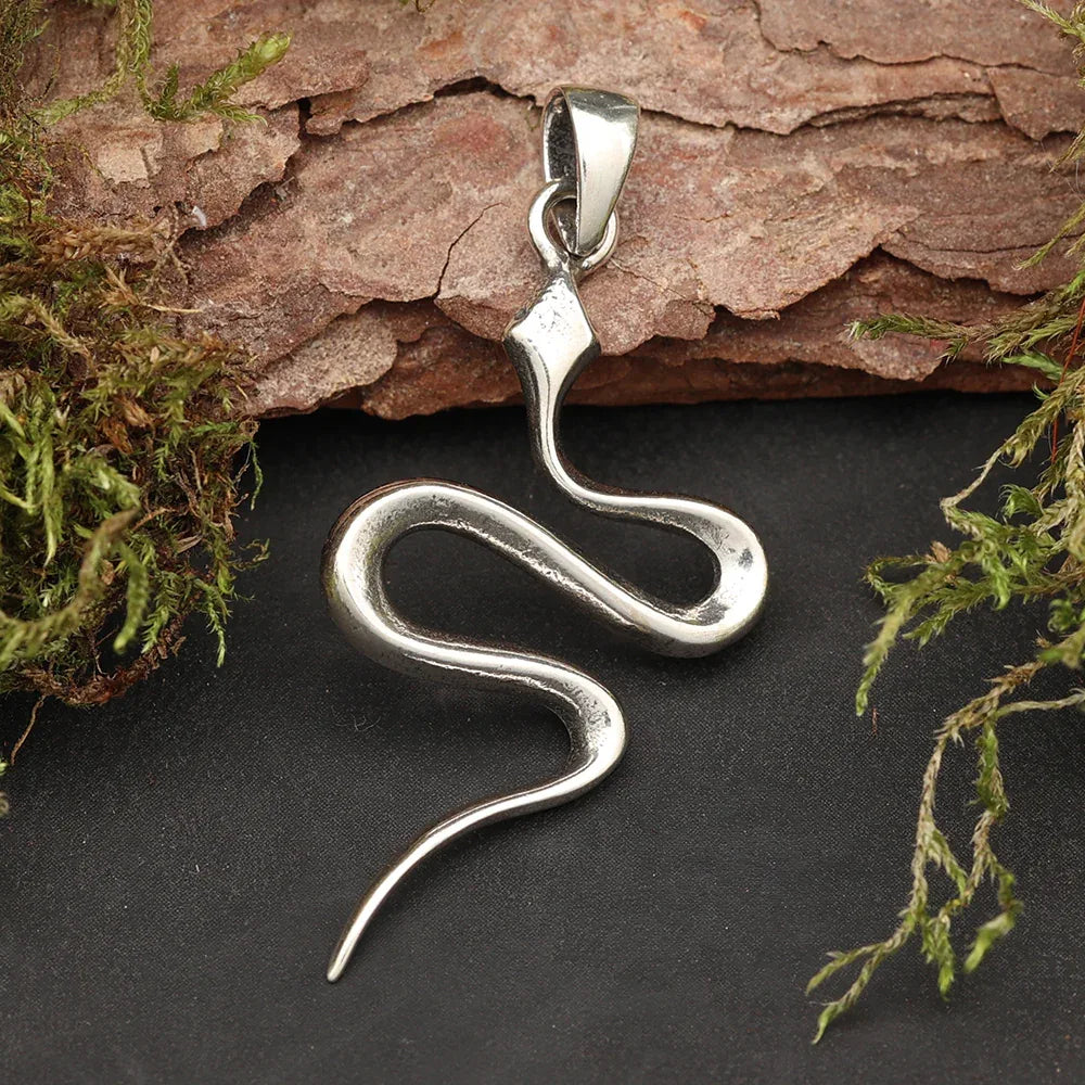 Schlange Anhänger 925 Silberschmuck Kettenanhänger