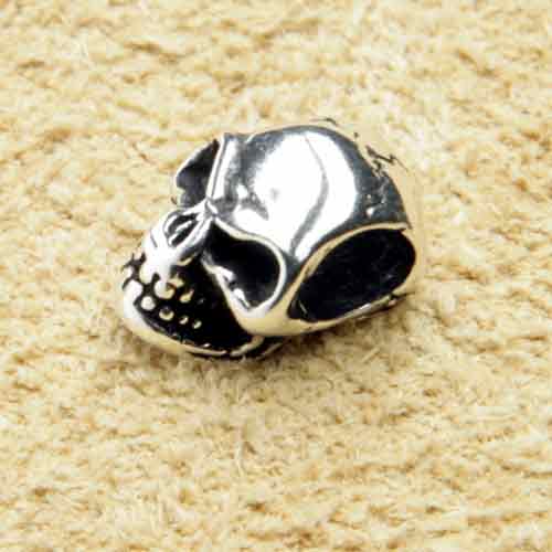 Totenkopf Schmuck Silber Kette Anhänger