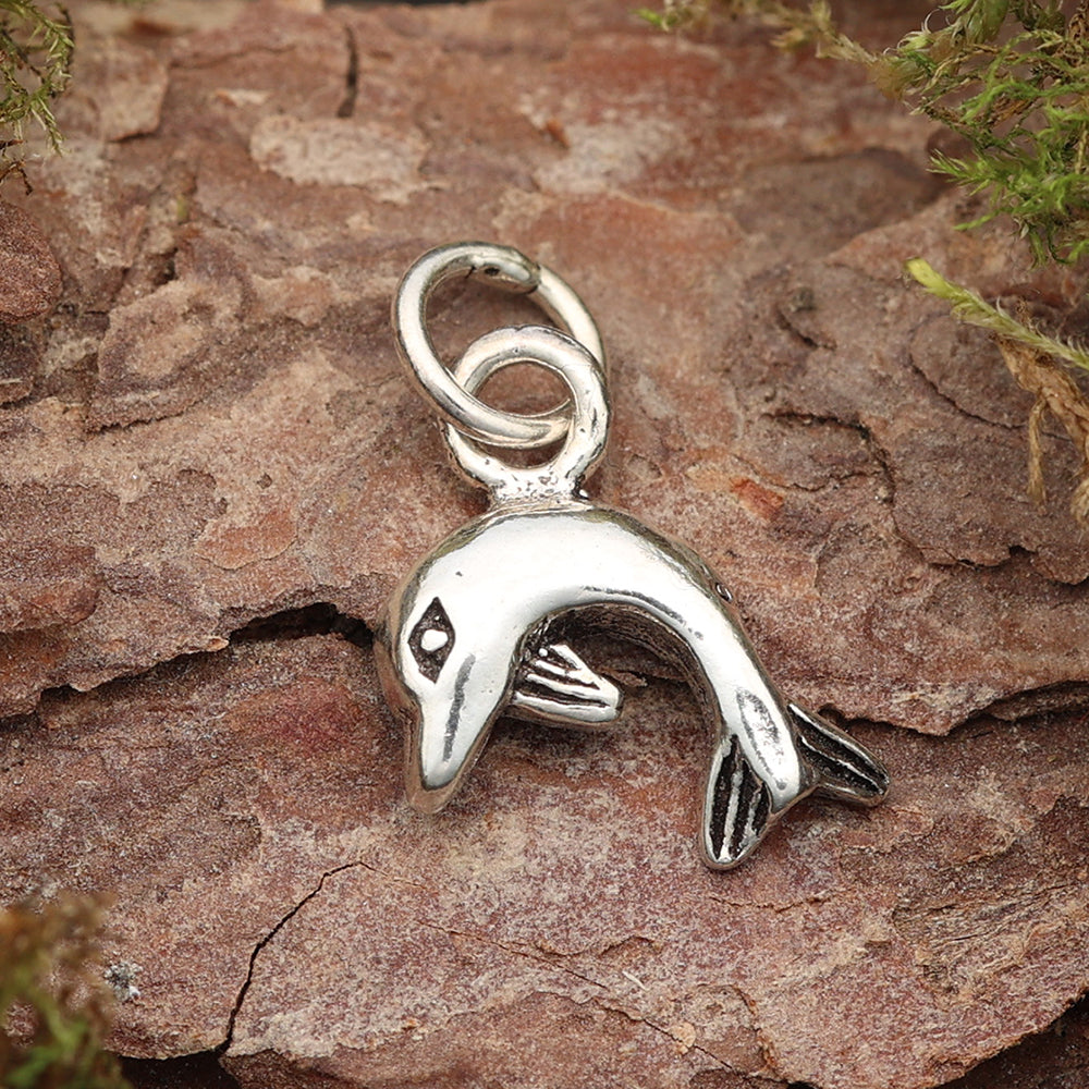 Delfin Silberanhänger Sterlingsilber feiner Schmuck Anhänger 925 Silber