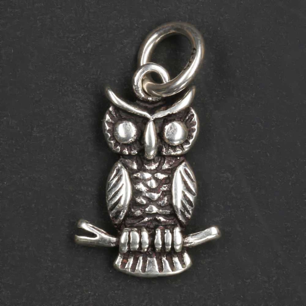 Eule Kettenanhänger 925 Silber feiner Schmuck für eine Silberkette