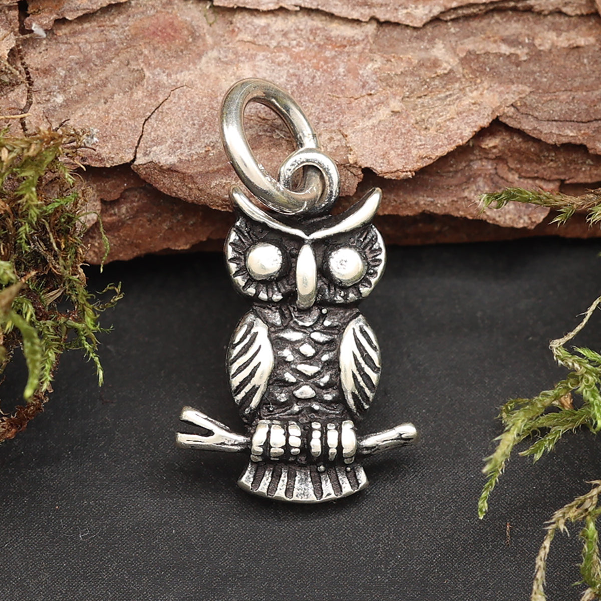 Eule Silber Schmuckanhänger Kette 925 Sterlingsilber