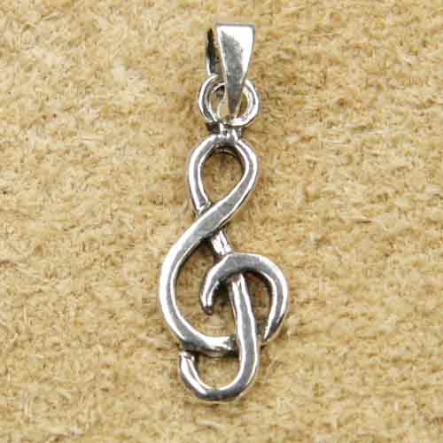 Notenschlüssel Kettenanhänger Schmuck Violinschlüssel