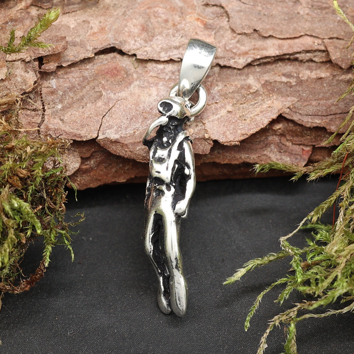 Taucher Silber Schmuckanhänger Kette 925 Sterlingsilber