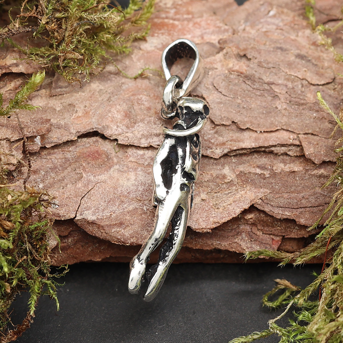 Silber Schmuckanhänger Taucher Kette 925 Sterlingsilber