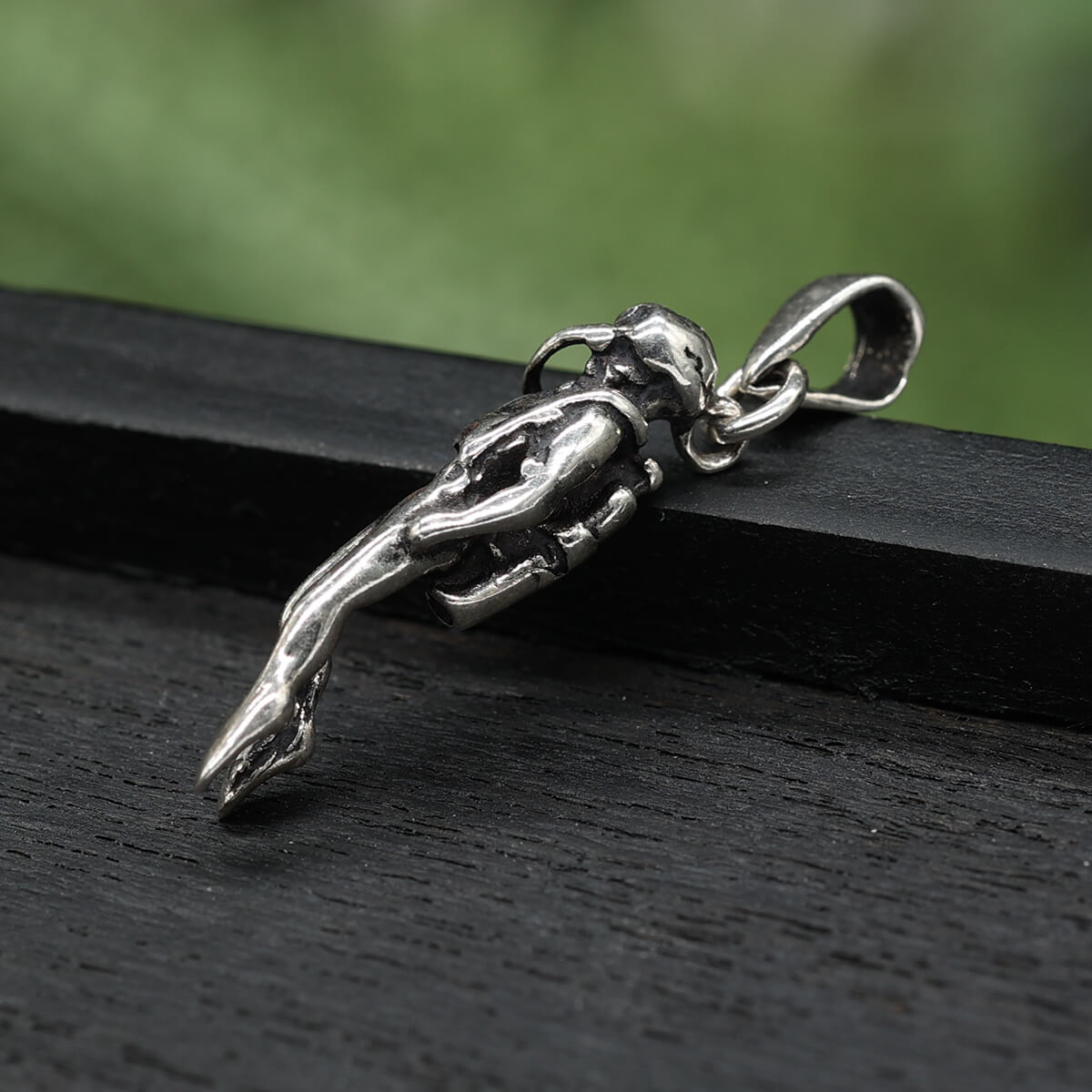 Taucher Silberschmuck Anhänger 925 Silber