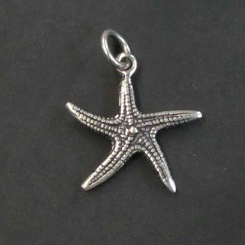 Seestern 925er Silber Anhänger Meer Taucher Silberschmuck Sterlingsilber