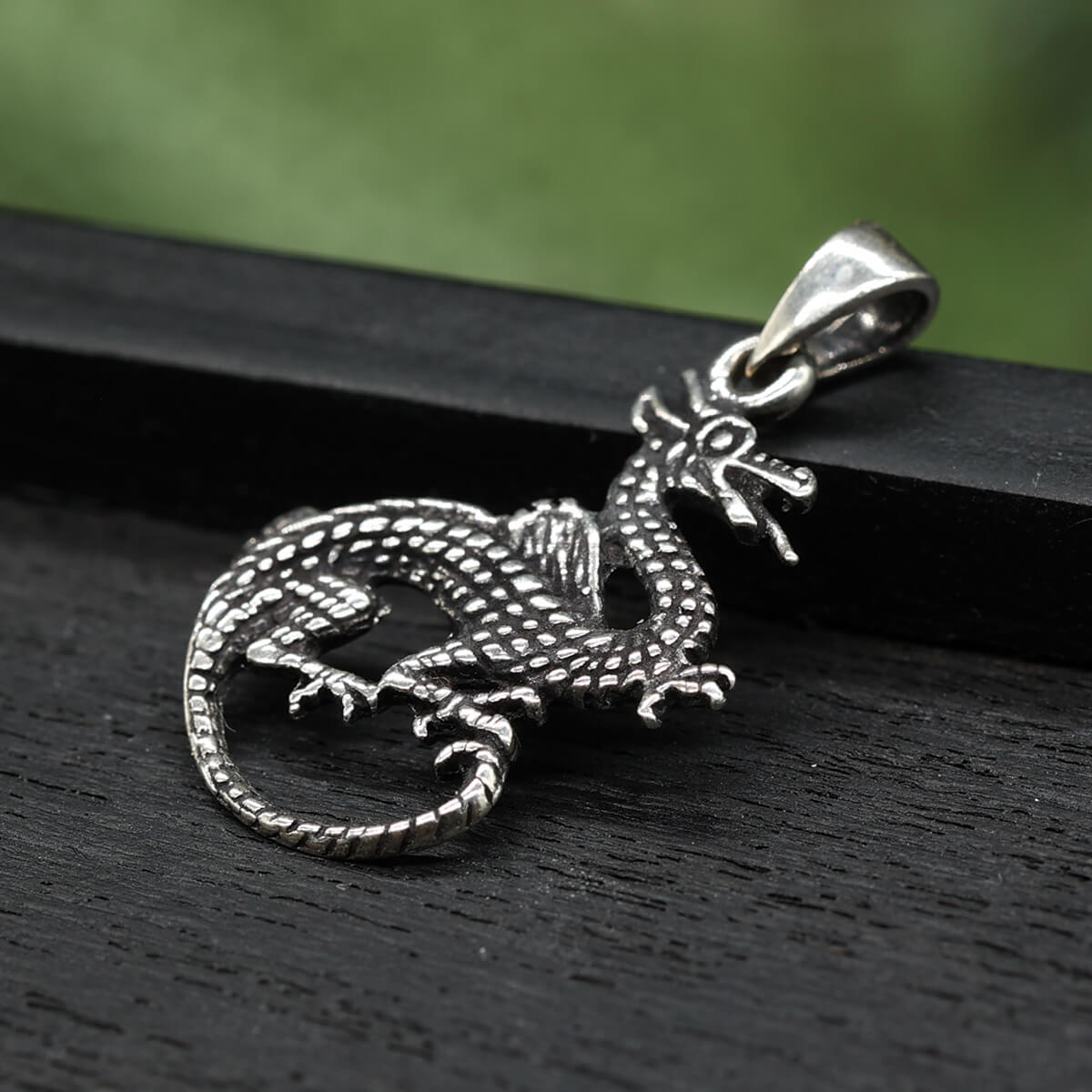 Silberschmuck Anhänger 925 Silber Drache