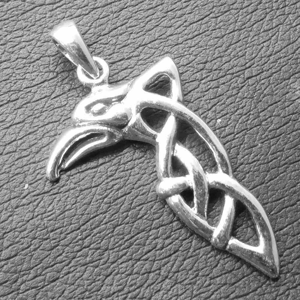 Rabe Schmuck Odin keltischer Anhänger