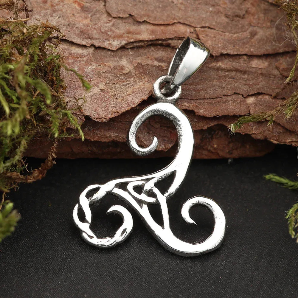 Triskel Silber Kettenanhänger 925 Schmuckanhänger Kette