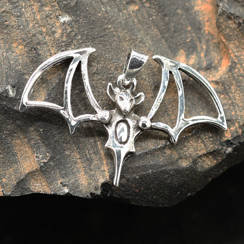 Fledermaus Silberschmuck Anhänger 925/000 Silber Gothic Schmuck