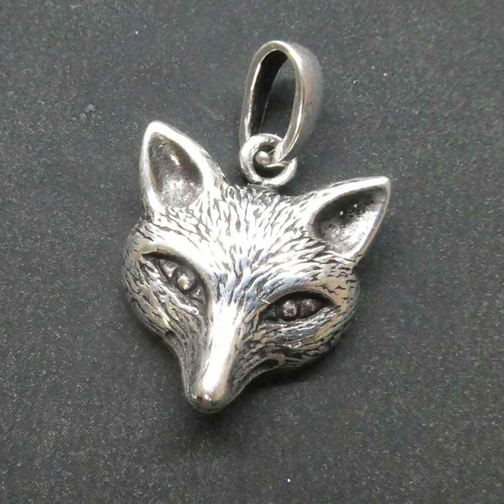 Fuchs Schmuck Kette Anhänger Silber