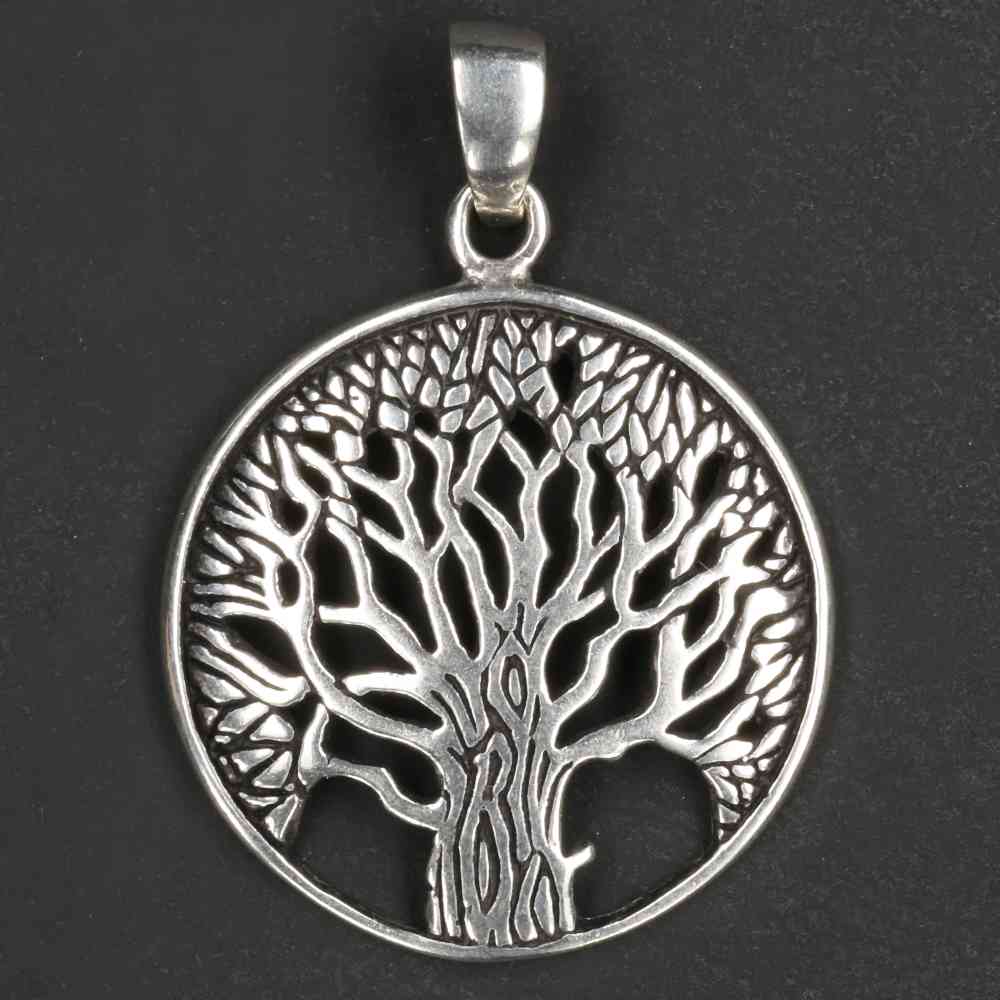 Lebensbaum Silberschmuck Anhänger 925/000 Silber