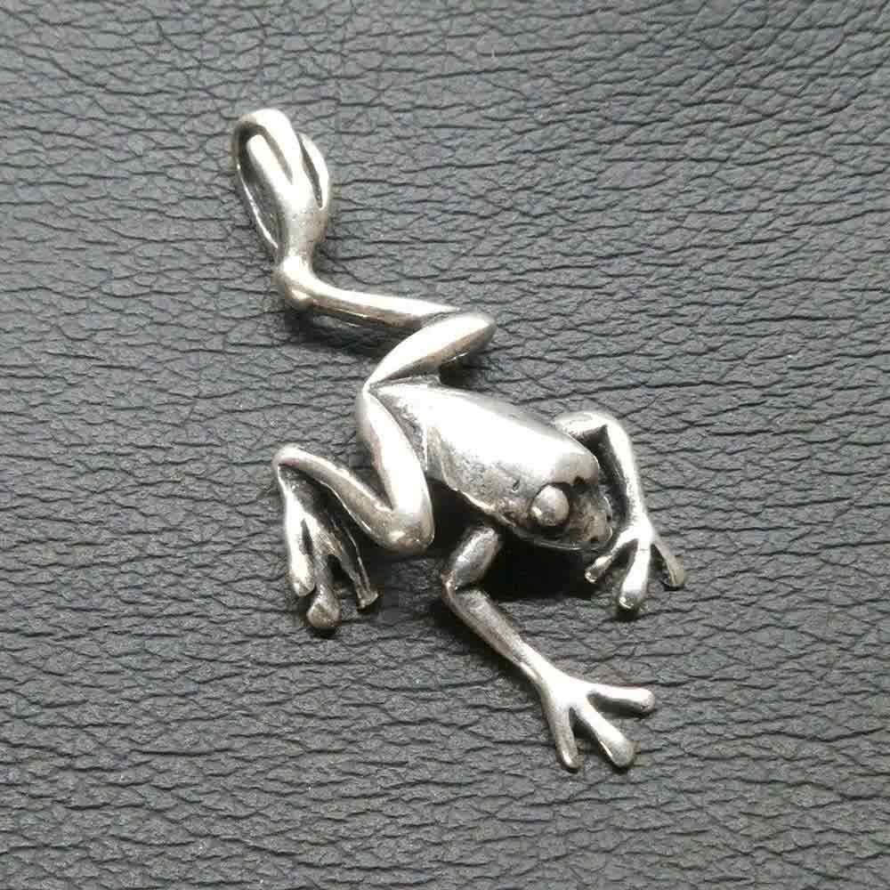Frosch Schmuck Siber außergewönlich