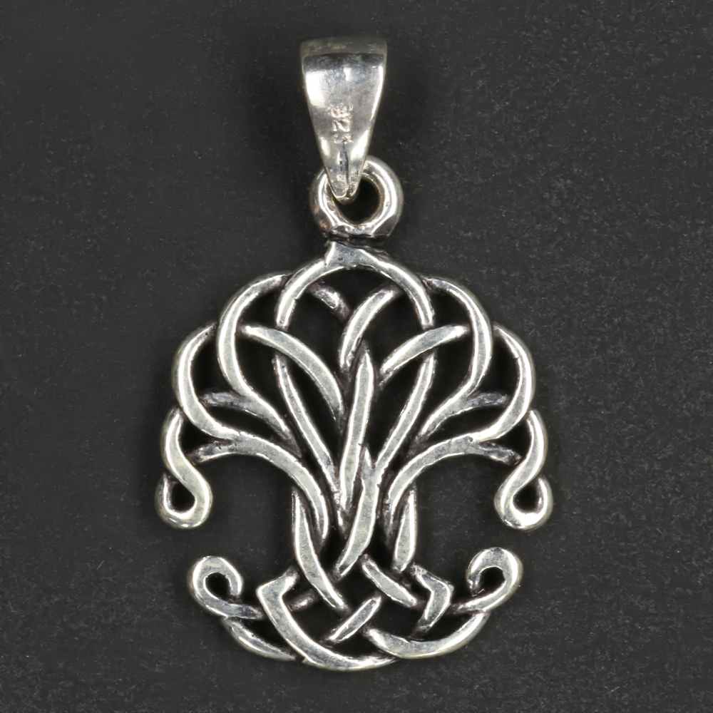 Keltischer Baum Silberschmuck Anhänger 925/000 Silber