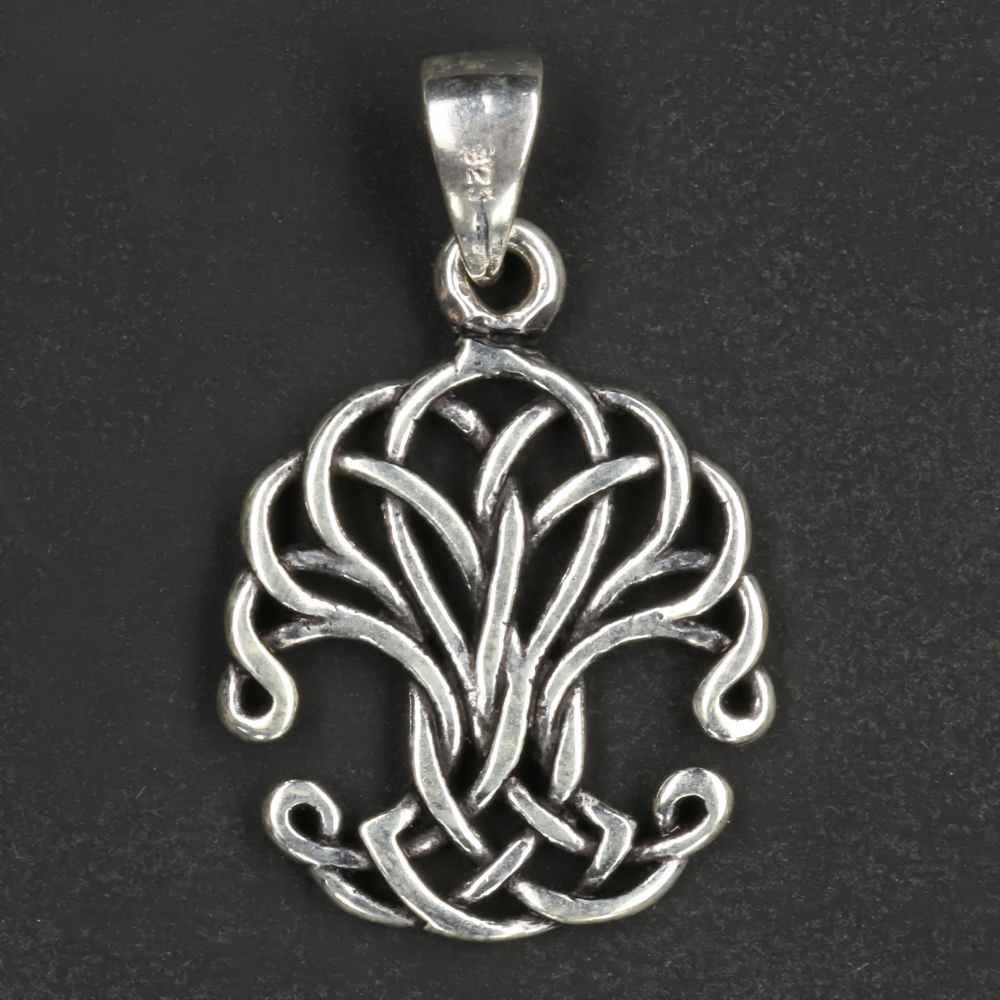 Keltischer Baum Silberschmuck Anhänger 925/000 Silber