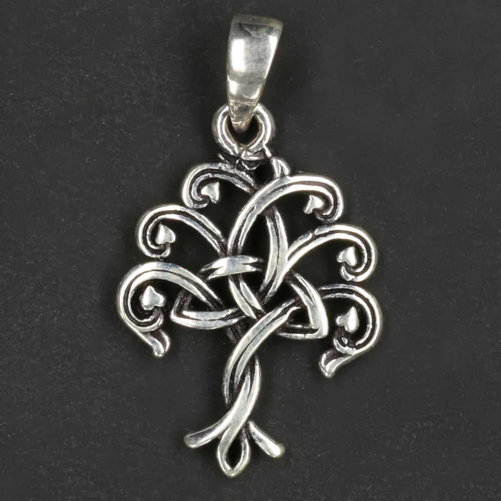 Lebensbaum Keltenknoten Silberschmuck Anhänger 925/000 Silber