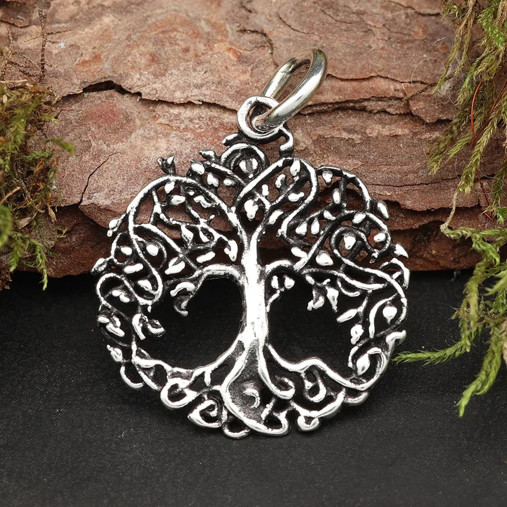 Keltischer Lebensbaum Silberanhänger Sterlingsilber Schmuck Anhänger 925 Silber