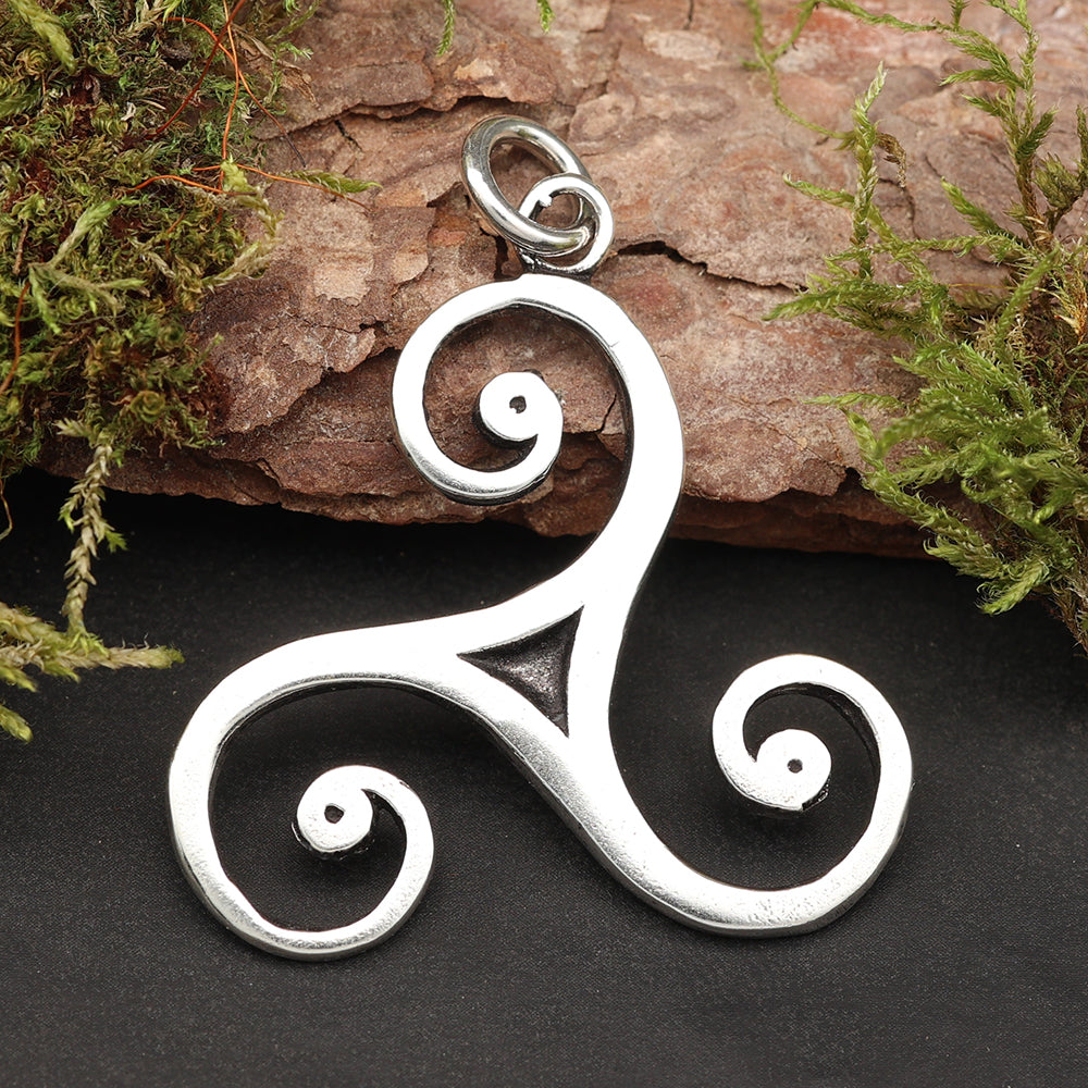 Triskelion Silberanhänger Schmuck Kette Anhänger
