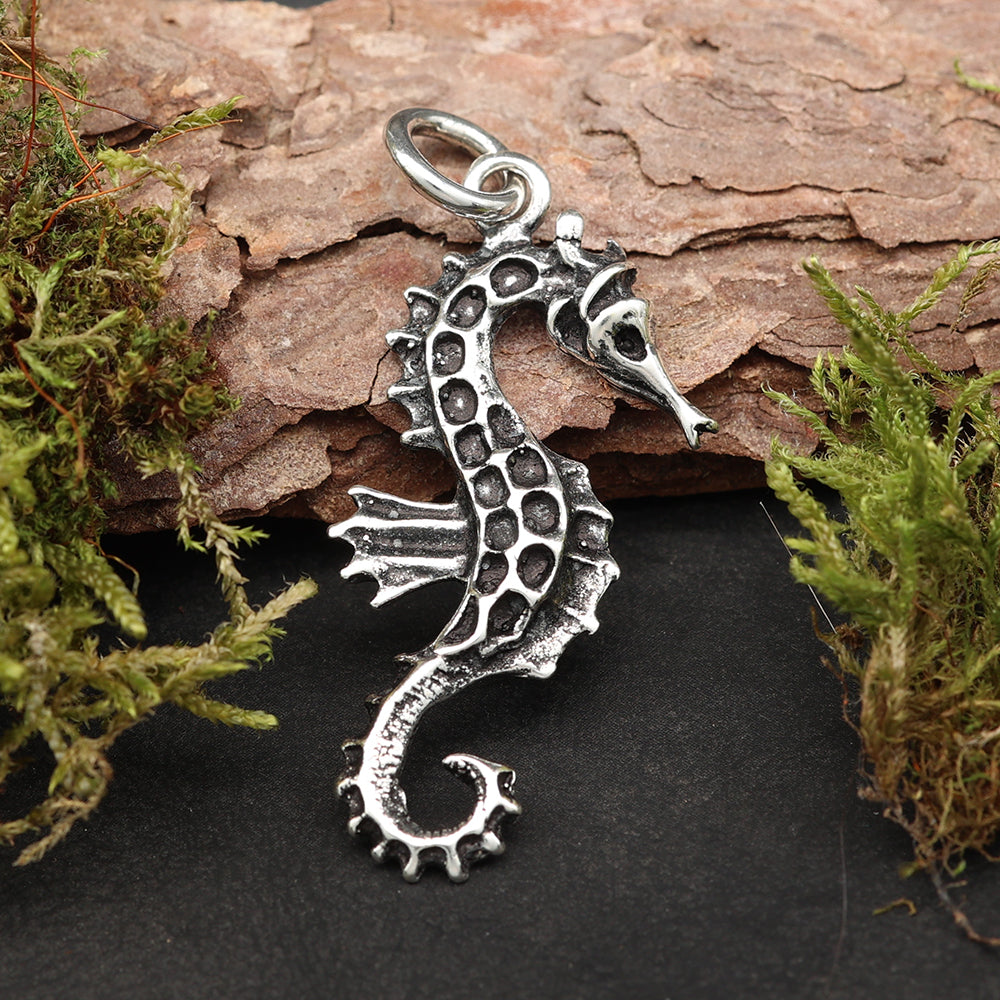 Seepferdchen Silberanhänger Schmuck Kette Anhänger