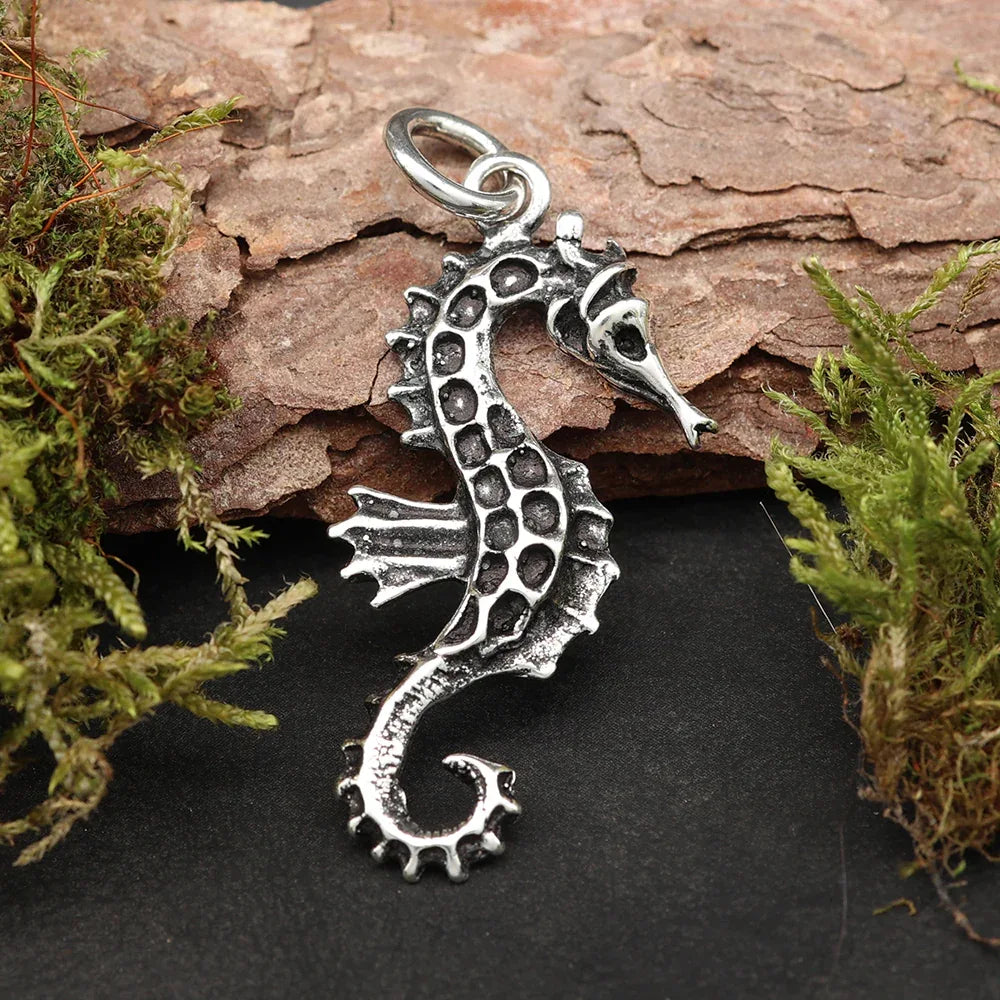 Seepferdchen Silberanhänger Schmuck Kette Anhänger