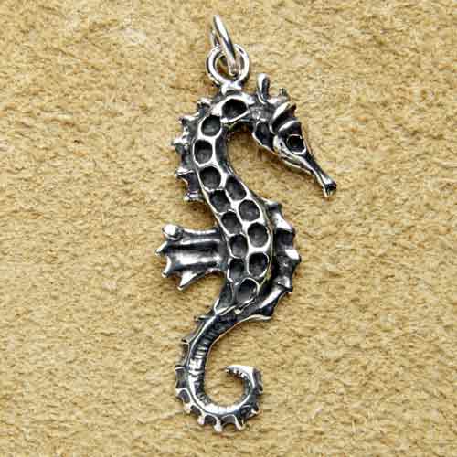 Seepferdchen Kettenanhänger 925 Silber