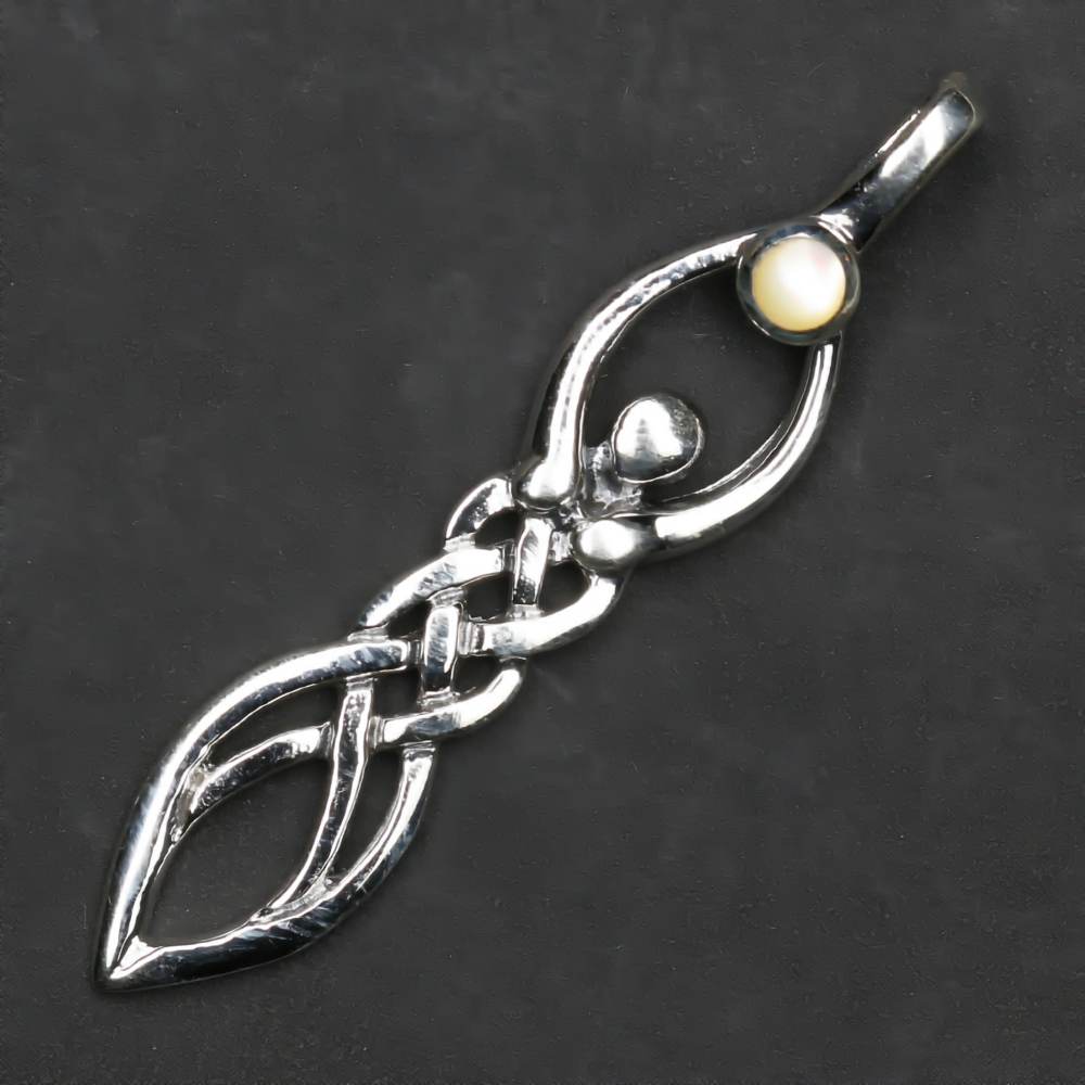 Göttin Schutz Silber Anhänger 925 Sterlingsilber