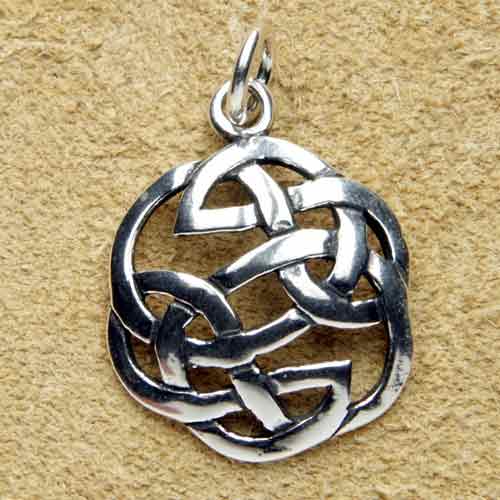 keltischer Knoten Silber Anhänger