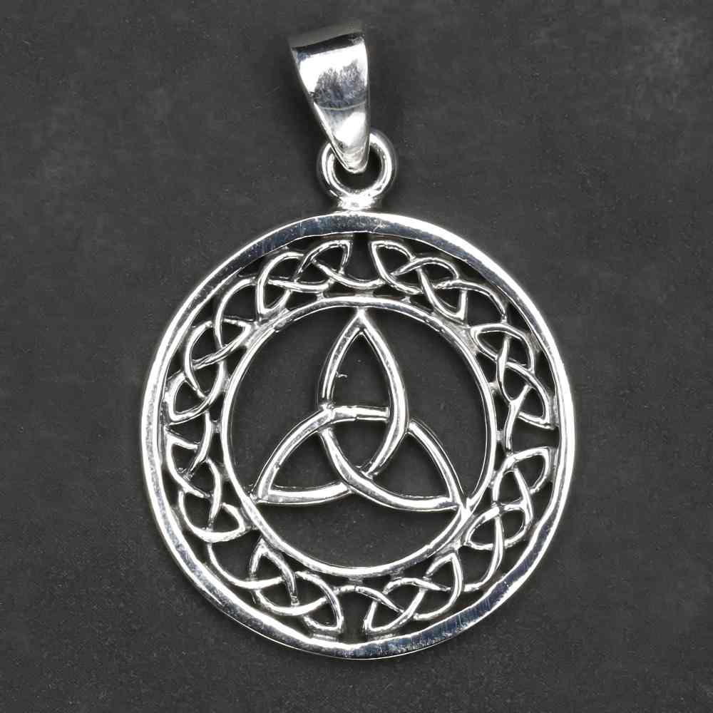 Trigueta 925er Silber Anhänger Sterlingsilber Kelten