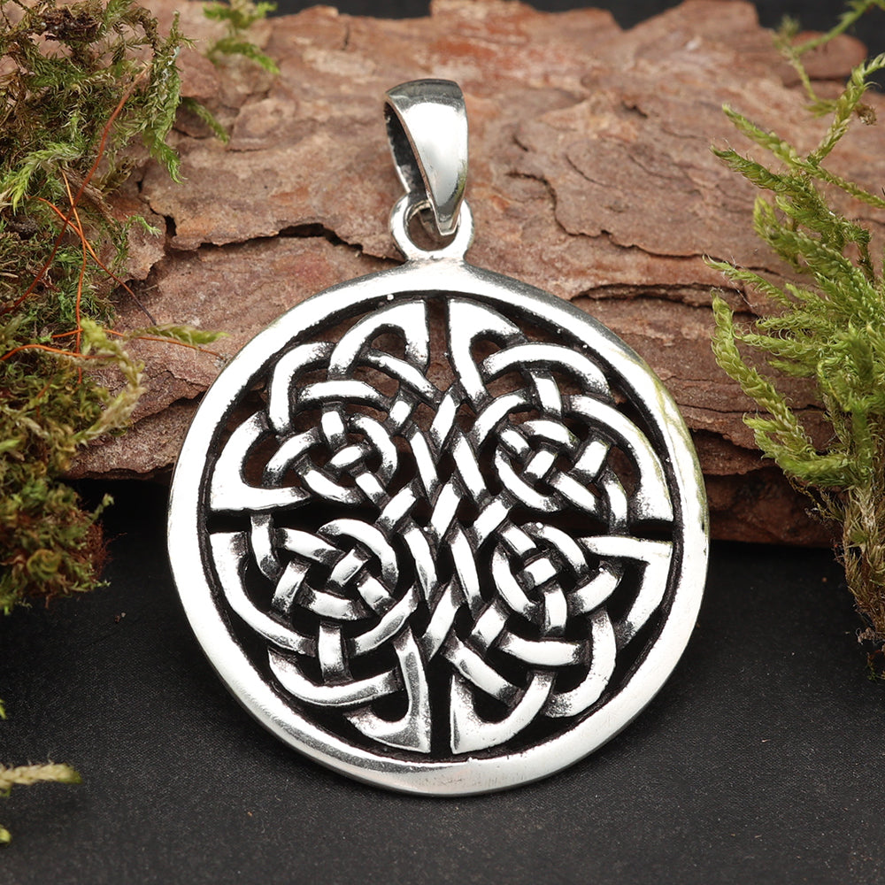 Vierjahreszeiten keltischer Schmuckanhänger Silber Kettenschmuck Anhänger