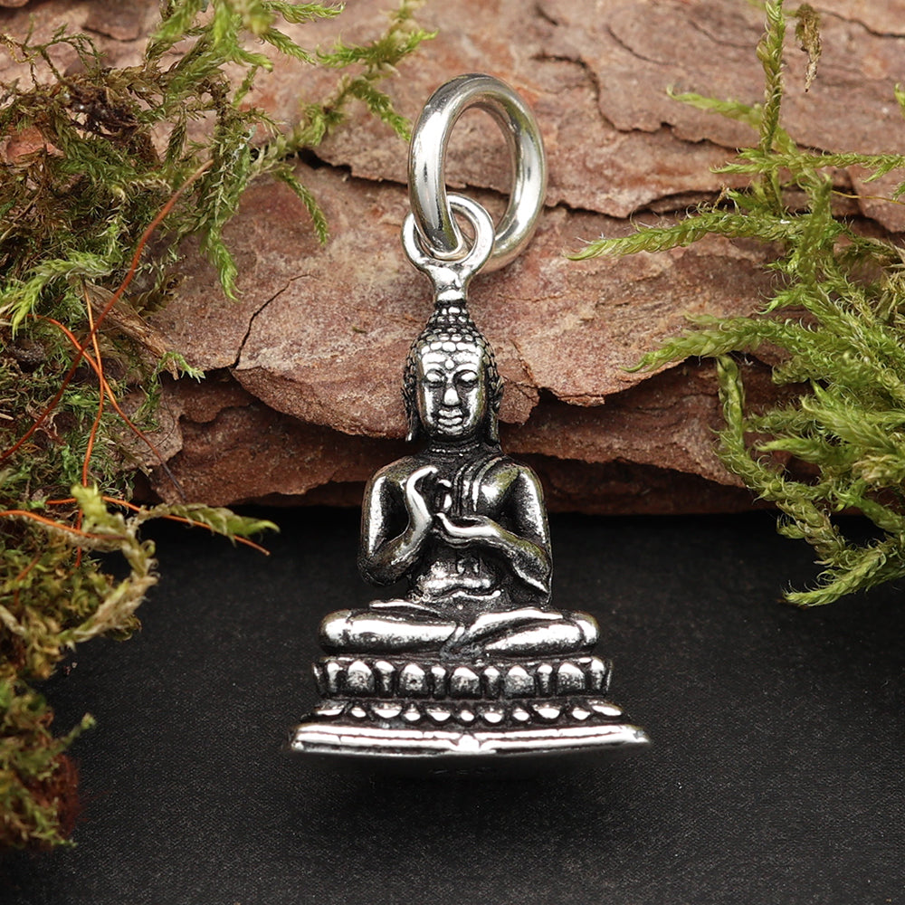 Buddha Schmuckanhänger Silber Kettenschmuck Anhänger