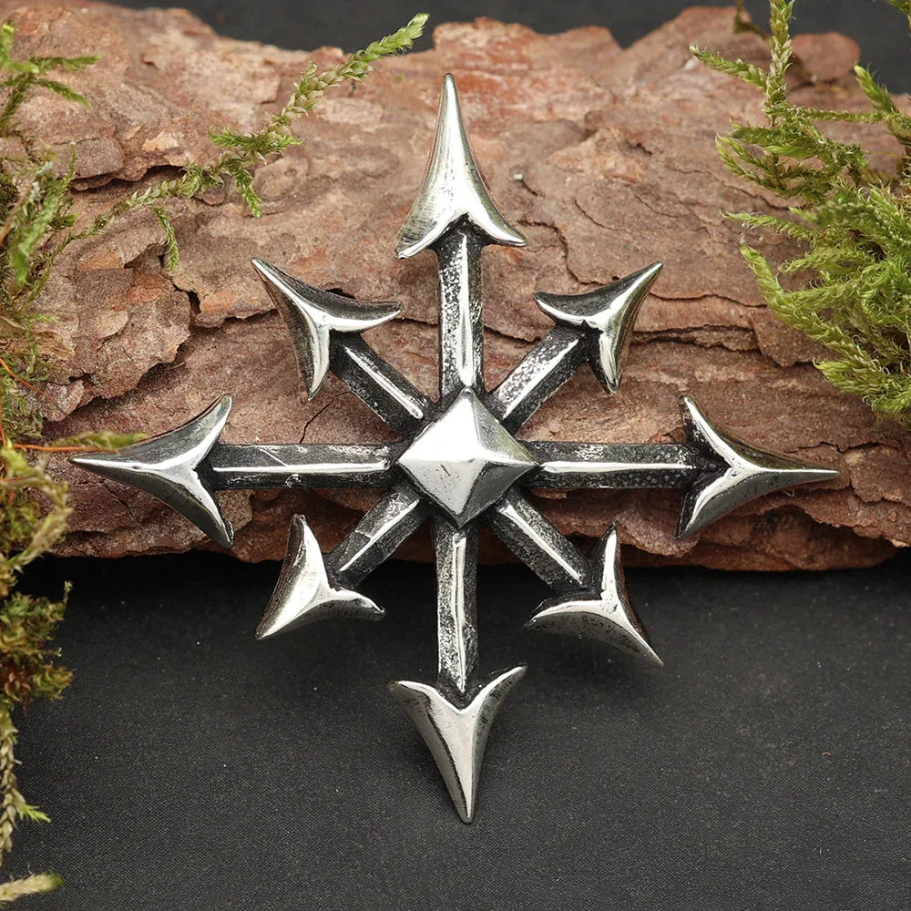 Chaosstern Ketten Anhänger Silber 925 Schmuckanhänger