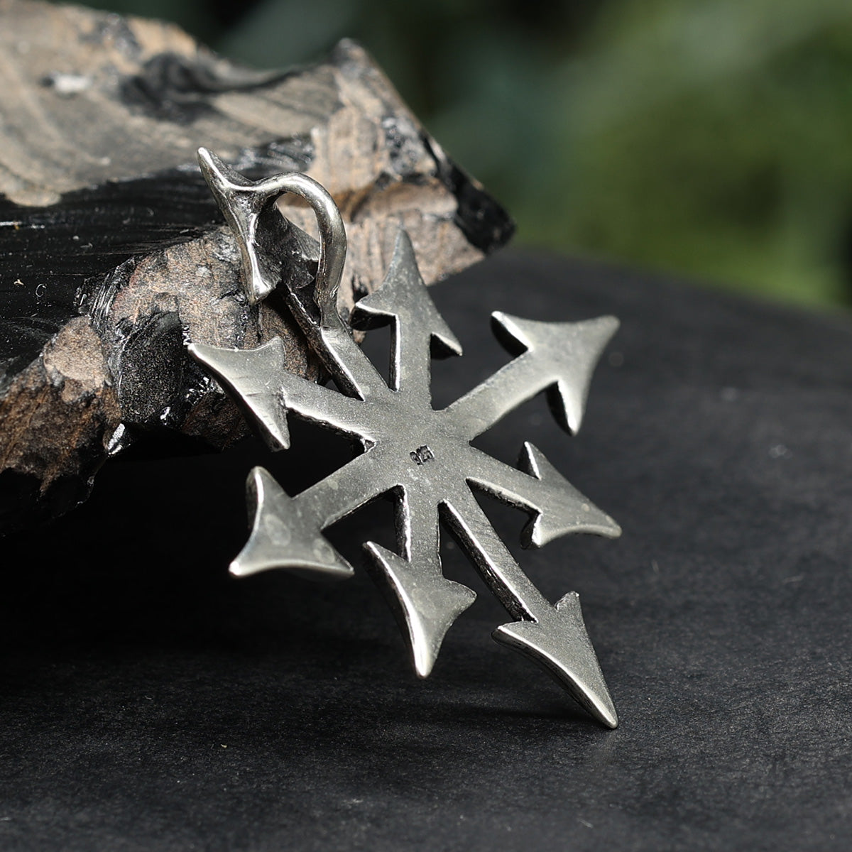 Chaosstern Silberschmuck 925 Silber Anhänger