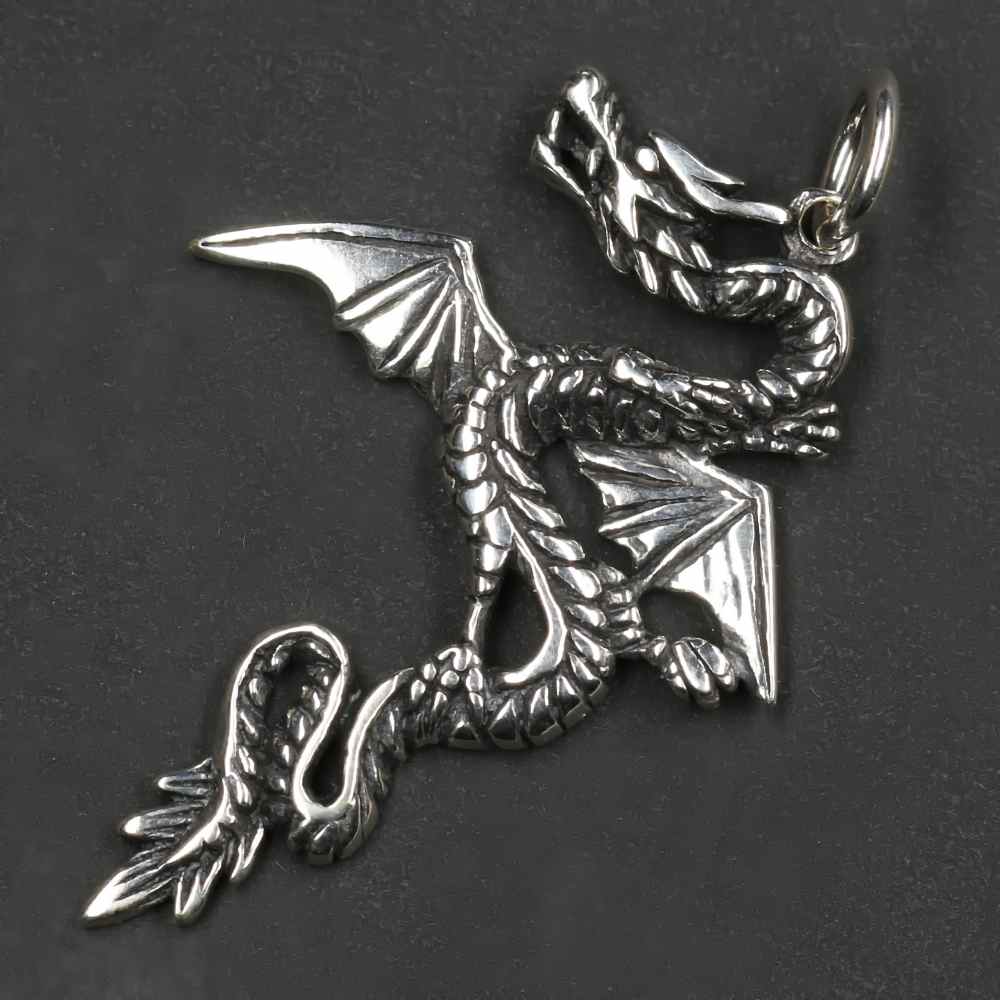 DrachenschmuckCernunnos Schmuck Silber Anhänger Fantasy