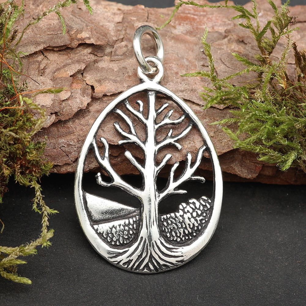 Lebensbaum Ketten Anhänger Silber 925 Schmuckanhänger