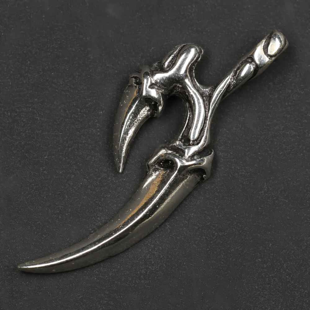 Klaue Schmuck Silber Anhänger Drache